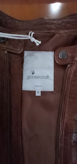 Cazadora de piel Goosecraft