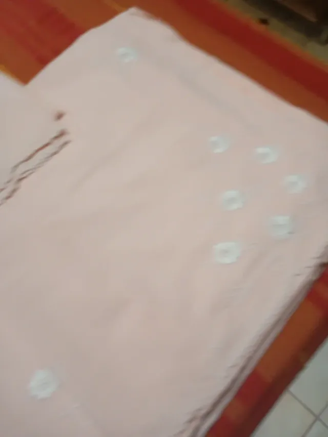 Juego de cama algodón bordado sin iniciales