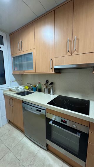 Cocina completa madera y metal