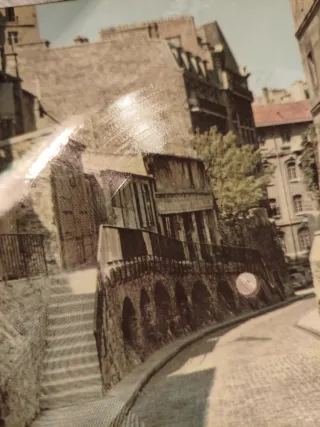 Antigua postal con música