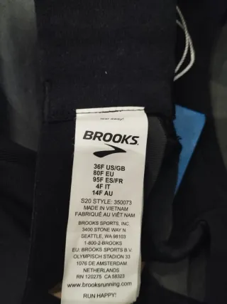 Sujetador deportivo Brooks negro