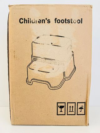 Banco infantil 2 degraus com caixa