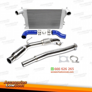 INTERCOOLER + DOWNPIPE PARA AUDI SEAT VW