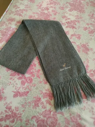Bufanda de alpaca.Color gris. Unisex. Nueva