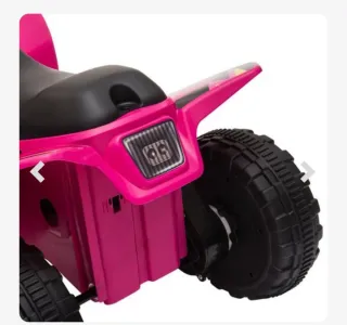 Quad eléctrico Homcom rosa