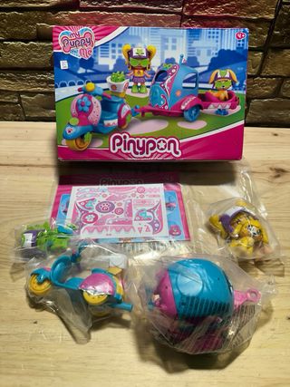 Pinypon My Puppy and Me Moto y Remolque