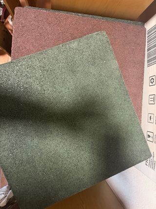 Suelo de caucho para gimnasio o exterior