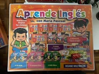 Aprende inglés con María Pascual (4 libros y guía)
