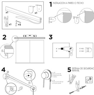 Estor enrollable translúcido liso 180x250 - NUEVO