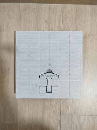 Tapa arqueta polipropileno gris 28x28 cm