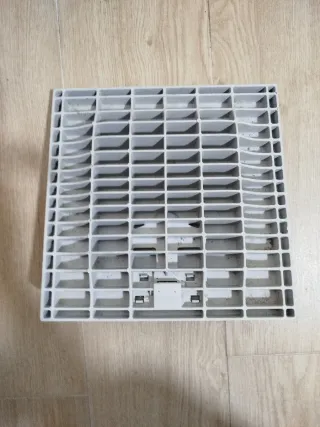 Tapa arqueta polipropileno gris 28x28 cm