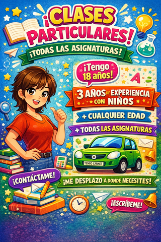 CLASES PARTICULARES.