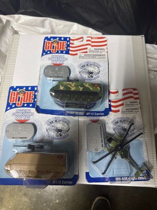 Lote 3 Vehículos G.I. Joe Metal Replica