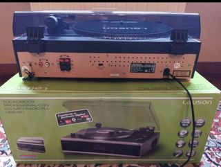 Tocadiscos Lauson CL 136 Negro/Plata