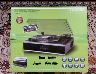 Tocadiscos Lauson CL 136 Negro/Plata