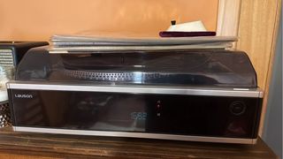 Tocadiscos Lauson CL 136 Negro/Plata