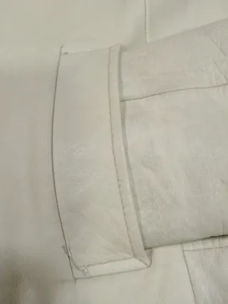 Chaqueta Cuero Redskins Mujer Beige