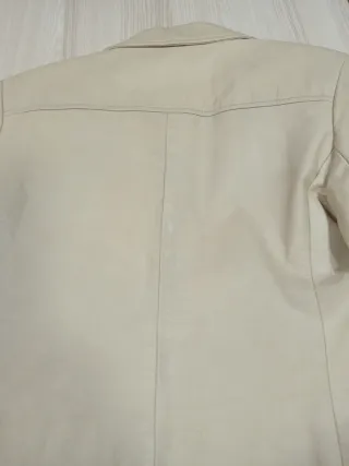 Chaqueta Cuero Redskins Mujer Beige