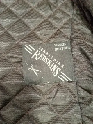 Chaqueta Cuero Redskins Mujer Beige