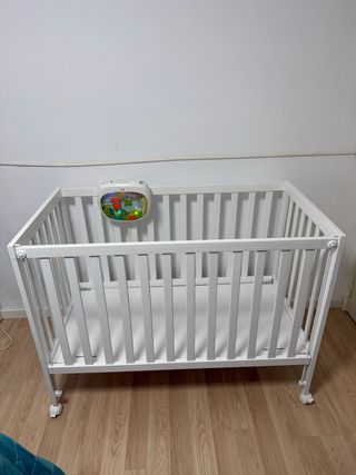 Cuna colecho con ruedas