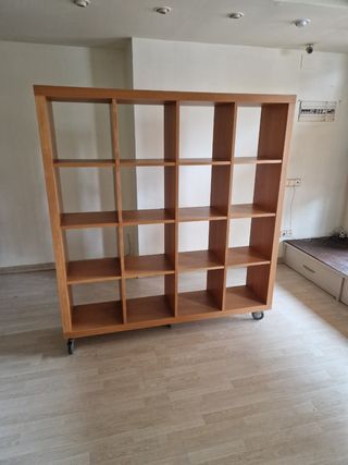 3 Estanterías de Madera Habitat