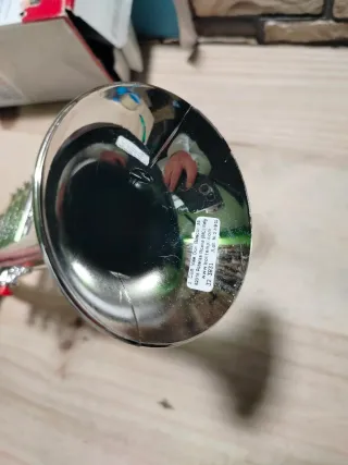 Bontempi ChromeEcho Trompeta cromada de 4 notas