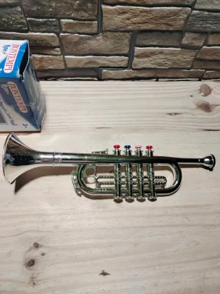 Bontempi ChromeEcho Trompeta cromada de 4 notas