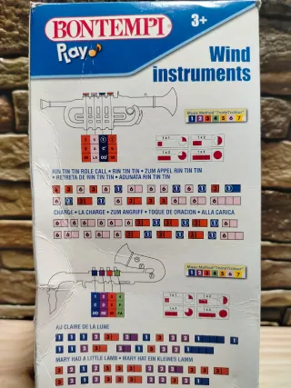 Bontempi ChromeEcho Trompeta cromada de 4 notas