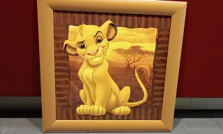 Cuadros Infantiles Eeyore y Simba