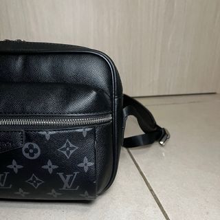 Bandolera Louis Vuitton Negra y Gris