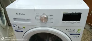 LAVADORA CARGA FRONTAL DAEWOO 9 KG A+++ RPM 1200