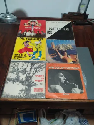 Lote 6 Vinilos Pop Rock Internacional y Nacional