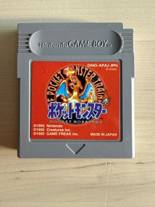 Pokemon Rojo Game Boy JAP