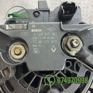 0124415007 alternador Espace 2.0i 140cv F4R