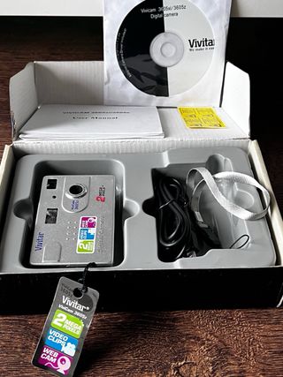 Vintage Cámara Digital sin usar coleccionistas