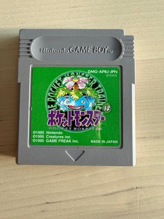 Pokemon Verde Game Boy JAP