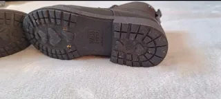 Botas estilo militares negras