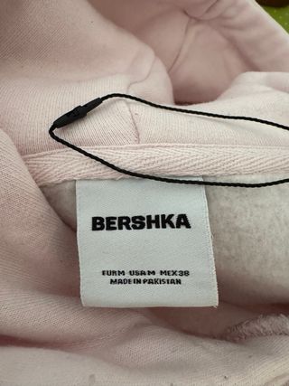Sudadera Bershka Rosa