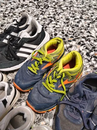 Lote de 5 pares de zapatillas de marca