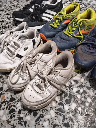 Lote de 5 pares de zapatillas de marca