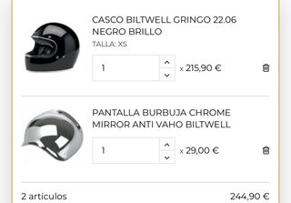 Casco Gringo Biltwell Negro