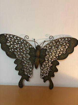 Mariposa Decorativa Metálica 50x70cm  3 unidades