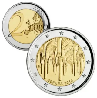 MONEDA CONMEMORATIVA 2€ ESPAÑA 2010. MEZQUITA