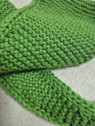 Sciarpa Sophie puro cashmere verde