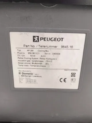 Nevera Original Peugeot