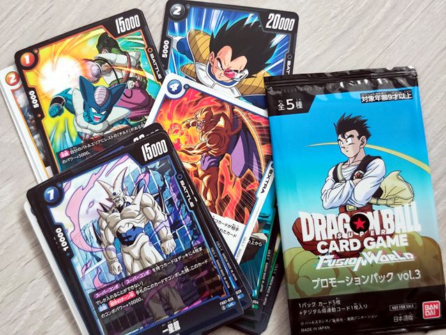 Lote de 342 cards Dragon Ball Fusion World (Jap)