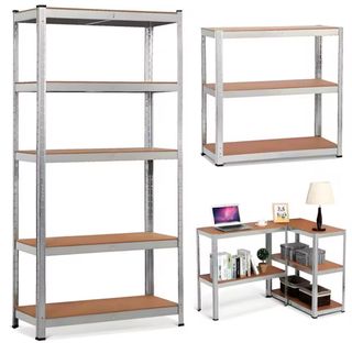 Estantería metálica y resistente de 5 baldas