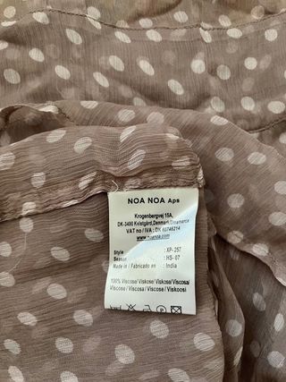 Blusa Noa Noa lunares talla S
