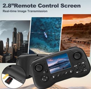 Dron Plegable Cámara 1080P Pantalla LCD