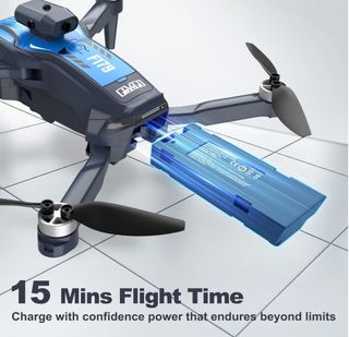 Dron Plegable Cámara 1080P Pantalla LCD